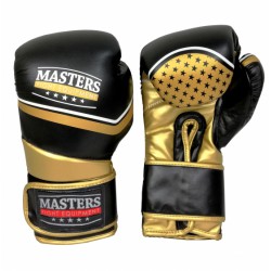 Masters Rękawice bokserskie RPU 10-czarno złote