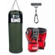 Ring Zestaw bokserski młodzieżowy 100 x 35 +rękawice +mocowanie
