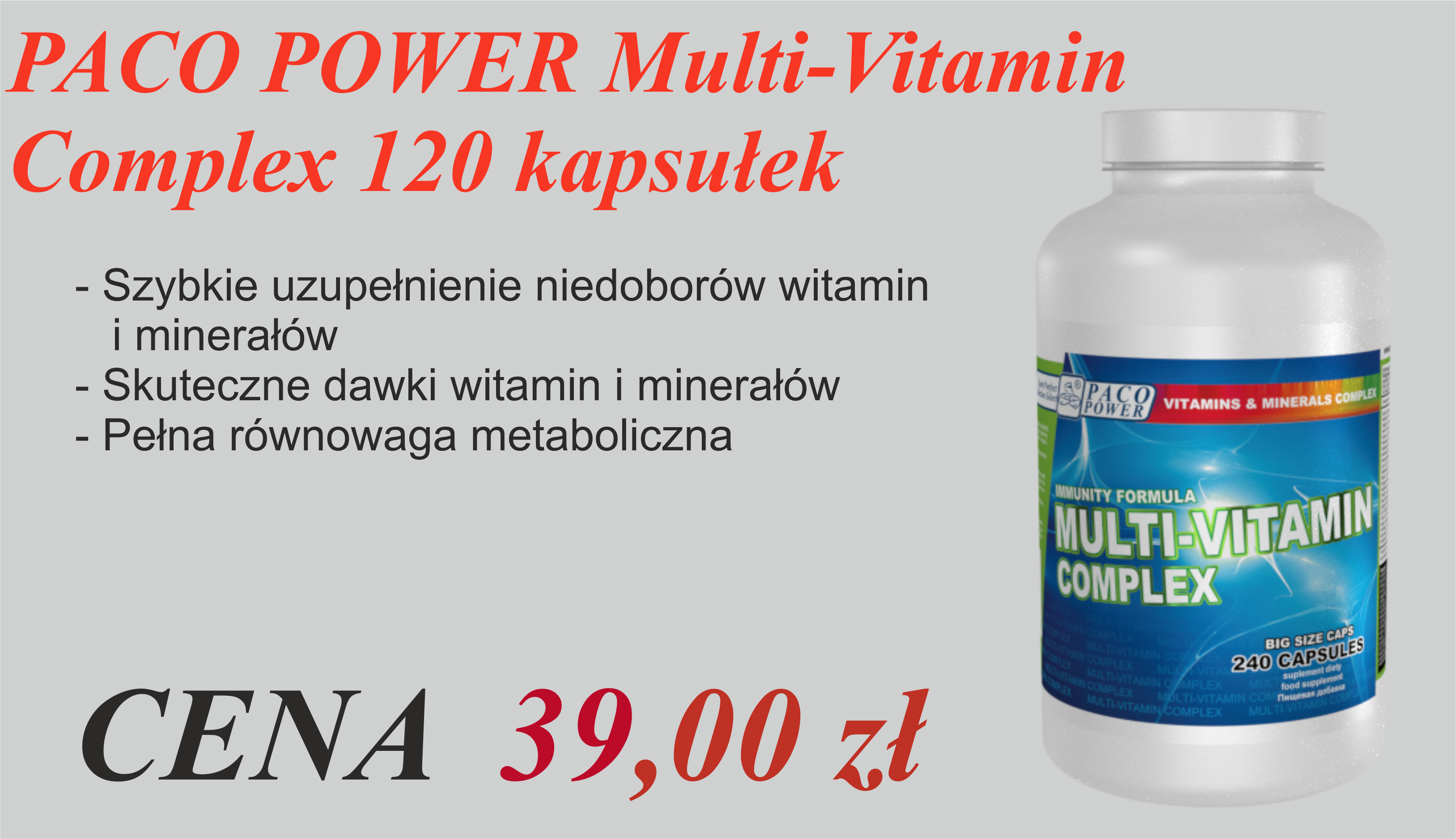 PACO POWER Multi-Vitamin
